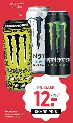 MENY Monster Energy tilbud
