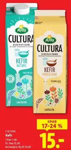 Lidl Cultura Kefir tilbud