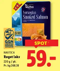 Lidl Røget laks (Norwegian Smoked Salmon) tilbud