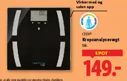 Lidl CIEN Kropsanalysevægt tilbud