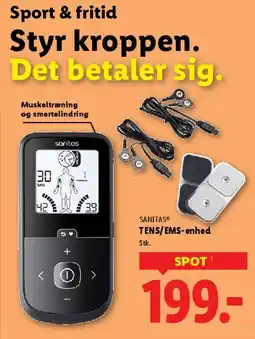 Lidl SANITAS TENS/EMS-enhed tilbud