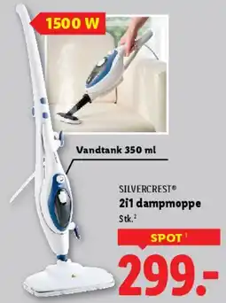 Lidl 2 i 1 dampmoppe tilbud