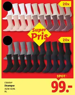 Lidl Strømper (20-pak) tilbud