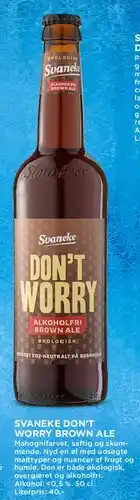 MENY Don't Worry Brown Ale tilbud