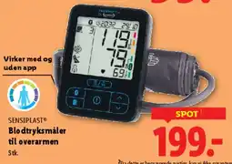 Lidl SENSIPLAST Blodtryksmåler til overarmen tilbud