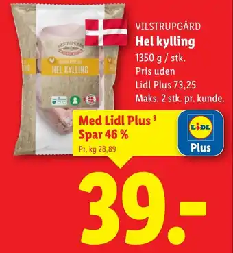 VILSTRUPGÅRD Hel kylling