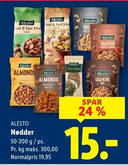 Lidl ALESTO Nødder tilbud