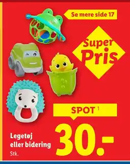 Lidl Legetøj eller bidering tilbud