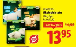 Lidl VEMONDO Økologisk tofu tilbud