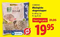 Lidl COMBINO Økologiske skagenslapper tilbud