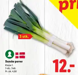 Lidl Danske porrer tilbud