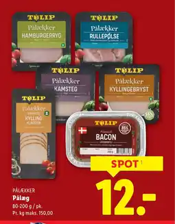 Lidl TULIP Pålækker Pålæg tilbud