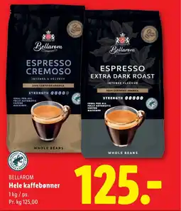 Lidl BELLAROM Hele kaffebønner tilbud