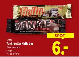 Lidl TOMS Yankie eller Holly bar tilbud