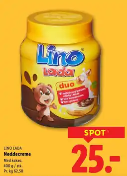 Lidl LINO Lada Nøddecreme tilbud