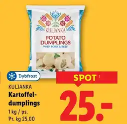 Lidl KULJANKA Kartoffel- dumplings tilbud