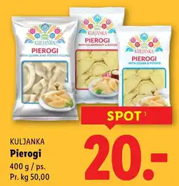 Lidl KULJANKA Pierogi tilbud