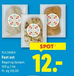 Lidl KULJANKA Fast ost tilbud