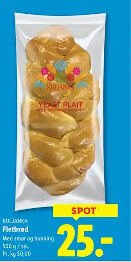 Lidl KULJANKA Fletbrød tilbud