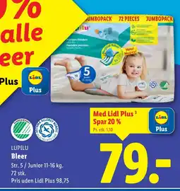 Lidl LUPILU Bleer tilbud