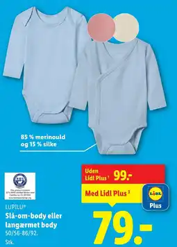 Lidl LUPILU Slå-om-body eller langærmet body tilbud