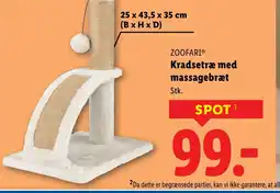 Lidl ZOOFARI® Kradsetræ med massagebræt tilbud