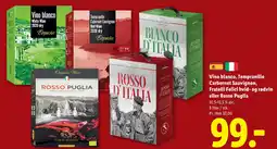 Lidl Vino blanco, Tempranillo Carbernet Sauvignon, eller Rosso Puglia tilbud