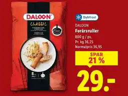 Lidl DALOON Forårsruller tilbud