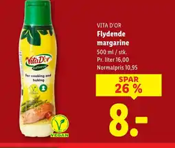 Lidl VITA D'OR Flydende margarine tilbud
