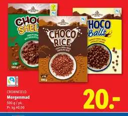 Lidl CROWNFIELD Morgenmad tilbud