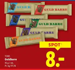 Lidl TOMS Guldbarre tilbud