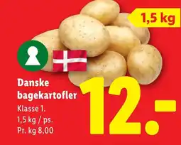 Lidl Danske bagekartofler tilbud