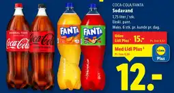 Lidl COCA-COLA/FANTA Sodavand tilbud