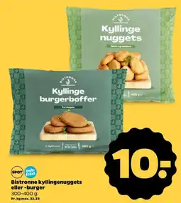 Netto Bistronne kyllingenuggets eller-burger tilbud