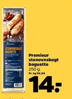 Netto Premieur stenovnsbagt baguette tilbud