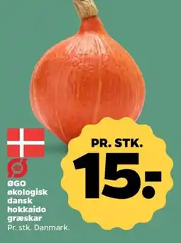 Netto ØGO økologisk dansk hokkaido græskar tilbud