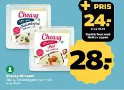 Netto Cheasy skiveost tilbud