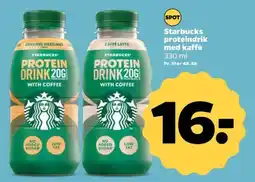Netto Starbucks proteindrik med kaffe tilbud