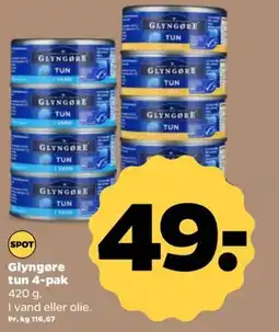 Netto Glyngøre tun 4-pak tilbud