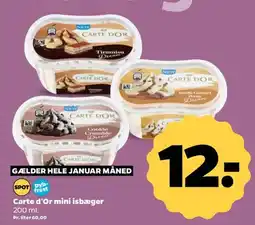 Netto Carte d'Or mini isbæger tilbud