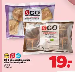 Netto ØGO økologiske ølands- eller durumstykker tilbud