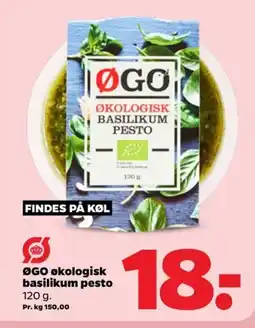 Netto ØGO økologisk basilikum pesto tilbud