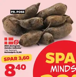Netto ØGO økologiske danske rødbeder tilbud