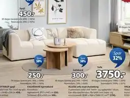 JYSK ALLESE sofa med chaiselong tilbud