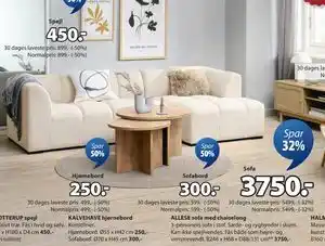 JYSK ALLESE sofa med chaiselong tilbud