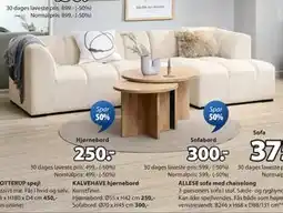JYSK KALVEHAVE hjørnebord tilbud