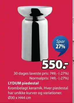 JYSK LYDUM piedestal tilbud