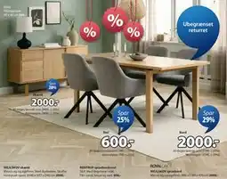 JYSK ROSTRUP spisebordsstol tilbud