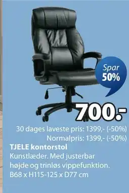 JYSK TJELE kontorstol tilbud