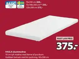 JYSK HASLA skummadras tilbud
